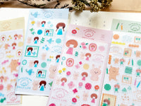 Furukawa x Mizutama Sheet of Stickers / Yellow