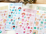 Furukawa x Mizutama Sheet of Stickers / Yellow