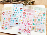 Furukawa x Mizutama Sheet of Stickers / Green