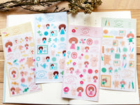 Furukawa x Mizutama Sheet of Stickers / Yellow