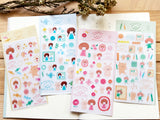 Furukawa x Mizutama Sheet of Stickers / Yellow