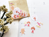 Furukawa x Mizutama Flake Stickers / Yellow