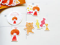 Furukawa x Mizutama Flake Stickers / Yellow