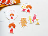 Furukawa x Mizutama Flake Stickers / Yellow