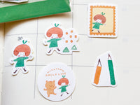 Furukawa x Mizutama Flake Stickers / Green