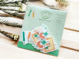 Furukawa x Mizutama Flake Stickers / Green