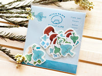Furukawa x Mizutama Flake Stickers / Blue