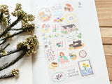 "Easy Day" Sheet of Stickers / Sewing
