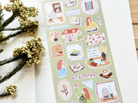 "Easy Day" Sheet of Stickers / Stationery