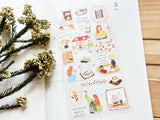 "Easy Day" Sheet of Stickers / Stationery