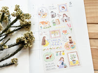 "Easy Day" Sheet of Stickers / Coffee