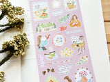 "Easy Day" Sheet of Stickers / Plants