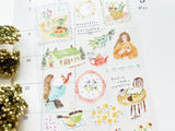 "Easy Day" Sheet of Stickers / Plants