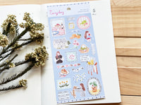 "Easy Day" Sheet of Stickers / Fruit