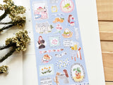"Easy Day" Sheet of Stickers / Fruit