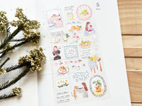 "Easy Day" Sheet of Stickers / Fruit