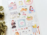 "Easy Day" Sheet of Stickers / Fruit