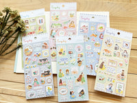 "Easy Day" Sheet of Stickers / Coffee