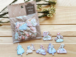 "Little & Dear" Flake Stickers / Girl