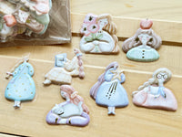 "Little & Dear" Flake Stickers / Girl