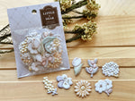 "Little & Dear" Flake Stickers / Flower