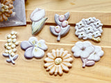 "Little & Dear" Flake Stickers / Flower
