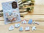 "Little & Dear" Flake Stickers / Home