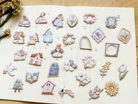 "Little & Dear" Flake Stickers / Frame