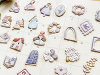 "Little & Dear" Flake Stickers / Home