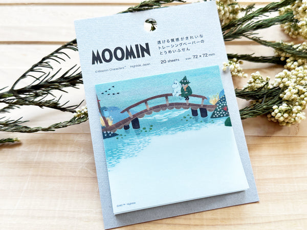 Moomin Glassine Paper Sticky Notes