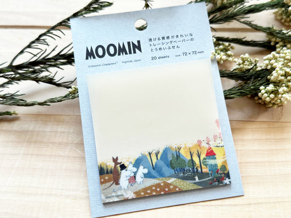 Moomin Glassine Paper Sticky Notes