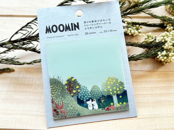 Moomin Glassine Paper Sticky Notes