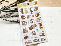 Funny Reaction Masking Sheet of Stickers - Sloth