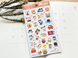 Schedule Sheet of Stickers - Cat