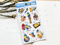 Tracing Paper Sheet of Stickers - Shoebill