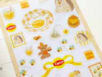 Furukawa x Lipton Sheet of Stickers / Honey Tea