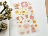 Furukawa x Lipton Sheet of Stickers / Peach Tea