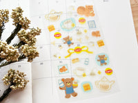 Furukawa x Lipton Sheet of Stickers / Milk Tea
