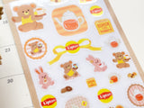 Furukawa x Lipton Sheet of Stickers / Straight Tea