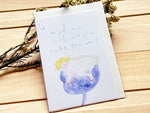 dodolulu Greeting Card - My Blue Flowers