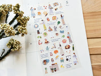 "Temps Fevori" Sheet of Stickers / 08 Cooking Time