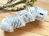 Kubominoki Original Roll Sticker - Monotone