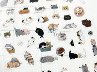 Shinzi Katoh Sheet of Stickers / Exotic Shorthair