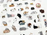 Shinzi Katoh Sheet of Stickers / Exotic Shorthair