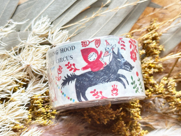 Shinzi Katoh Foil Washi Tape - Little Red Riding Hood