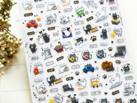 Schedule Sheet of Stickers - Cat