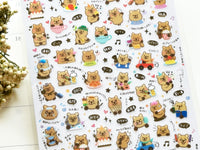 Schedule Sheet of Stickers - Quokka