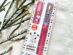 Snoopy x Pilot Fountain Pen "Kakuno" - Red