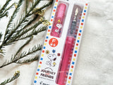 Snoopy x Pilot Fountain Pen "Kakuno" - Red