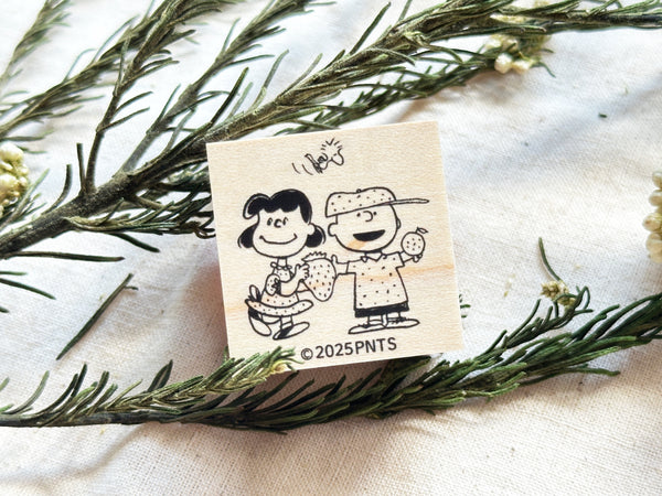 Snoopy Wooden Rubber Stamp